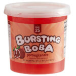 Wholesale Pure25 Pomegranate Bursting Boba For Bubble Tea- BestTeaSupplier